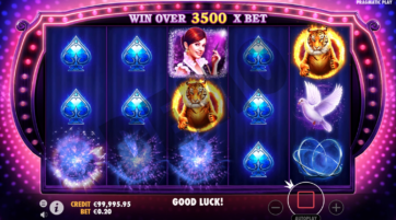 Vegas Magic 게임기에서 승리